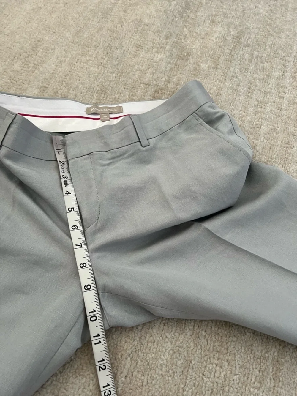 Banana Republic gray linen